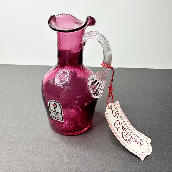Pilgrim Other - Pilgrims Cranberry Glass Pitcher